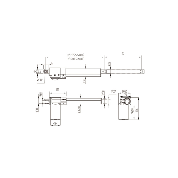 TH-01 Industrial-Grade Heavy-Duty Electric Linear Actuator