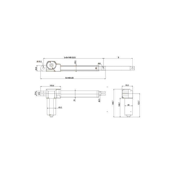 TH-05 Balanced Electric Linear Actuator for Home and Industrial Use