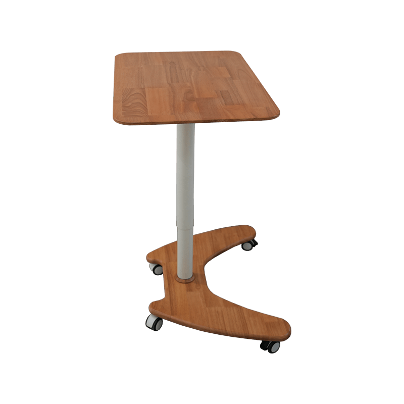 SK06-01 Natural Wood Style Pneumatic Height-Adjustable Desk