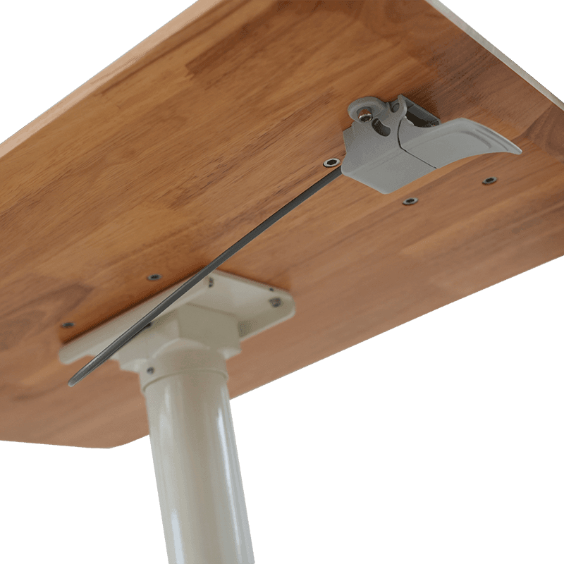 SK06-01 Natural Wood Style Pneumatic Height-Adjustable Desk