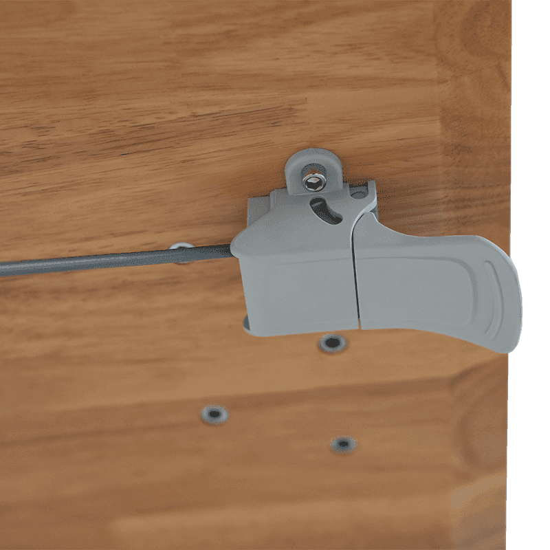 SK06-01 Natural Wood Style Pneumatic Height-Adjustable Desk