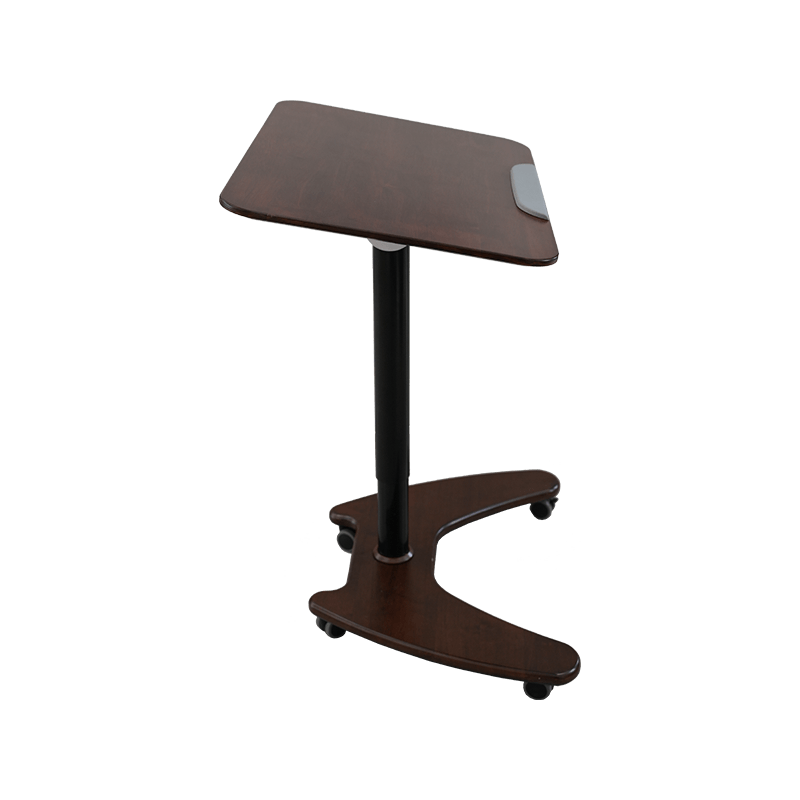 SK06 Solid Wood Walnut Pneumatic Height-Adjustable Tilting Desk