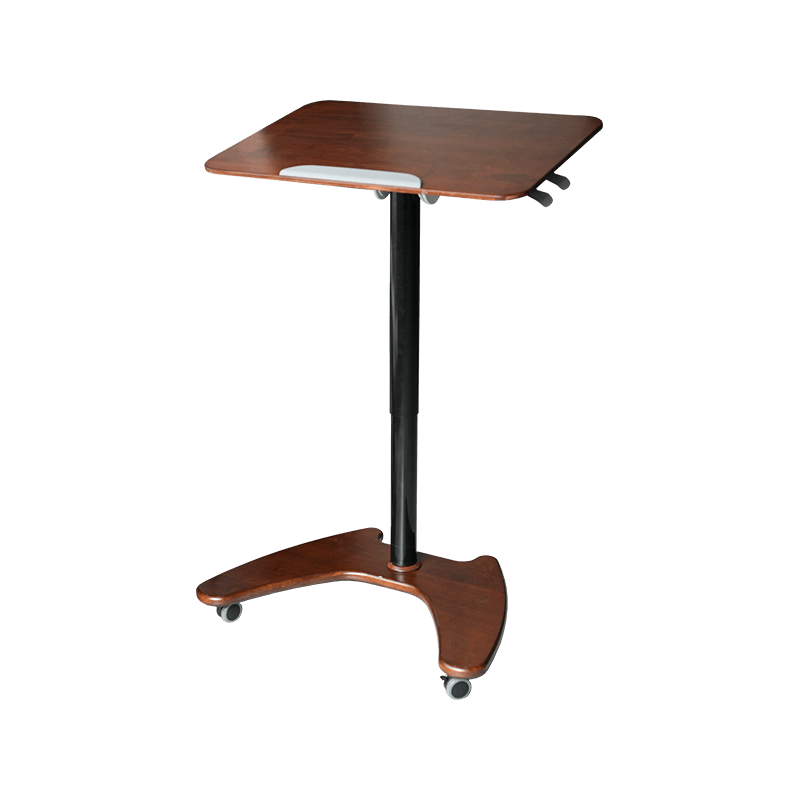 SK06 Solid Wood Walnut Pneumatic Height-Adjustable Tilting Desk