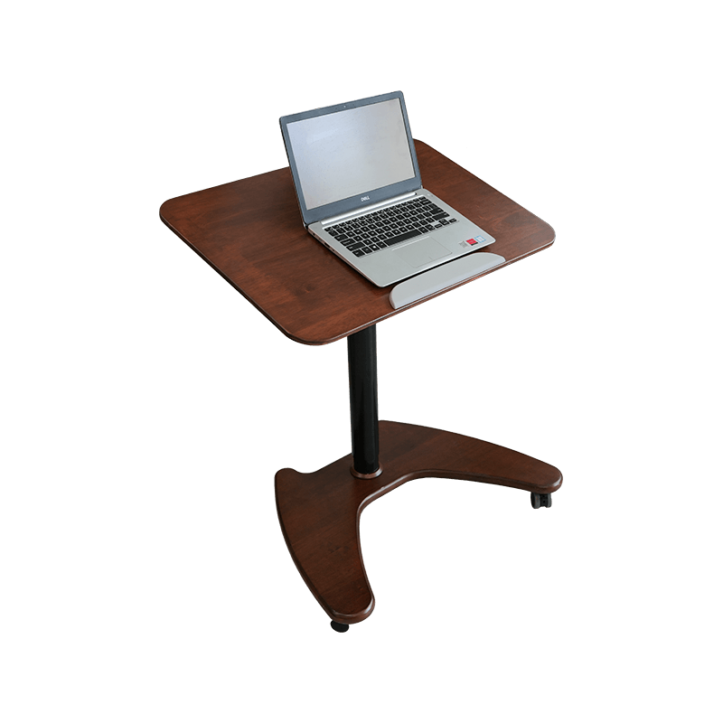 SK06 Solid Wood Walnut Pneumatic Height-Adjustable Tilting Desk
