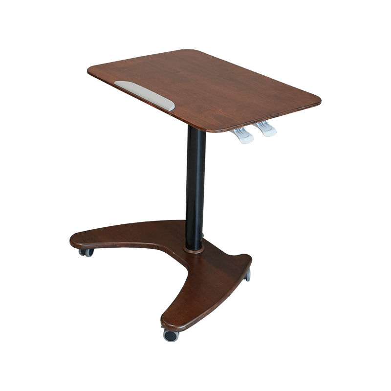 SK06 Solid Wood Walnut Pneumatic Height-Adjustable Tilting Desk