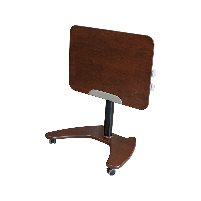 SK06 Solid Wood Walnut Pneumatic Height-Adjustable Tilting Desk