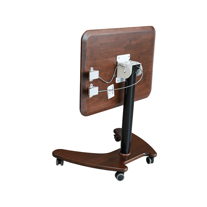 SK06 Solid Wood Walnut Pneumatic Height-Adjustable Tilting Desk