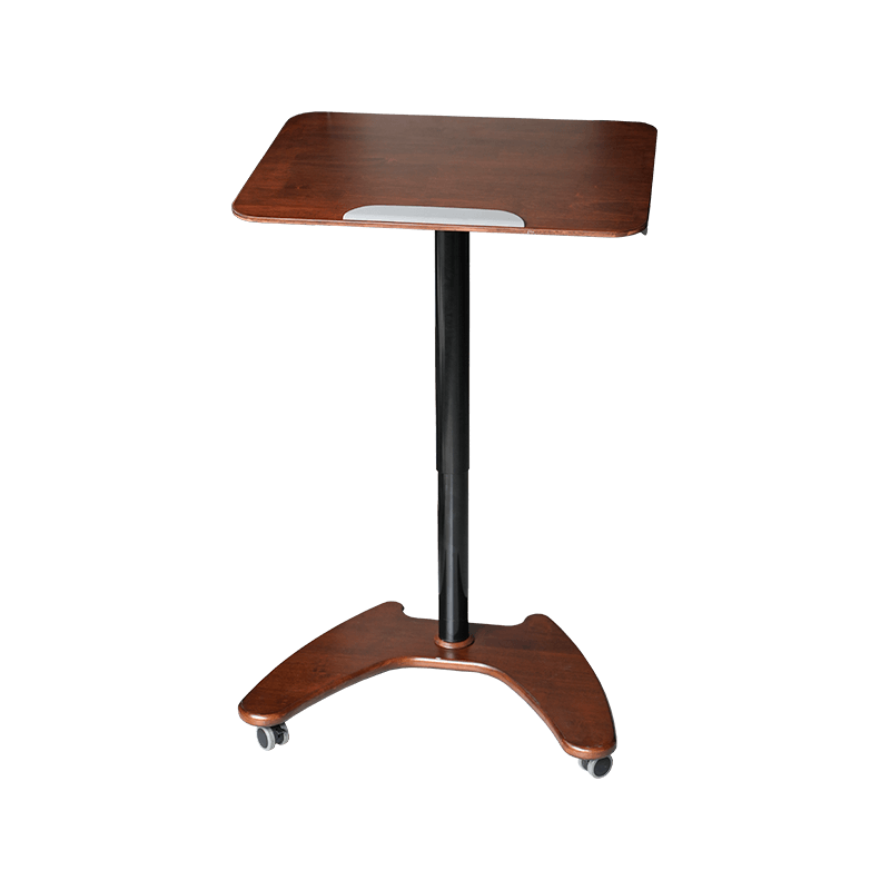 SK06 Solid Wood Walnut Pneumatic Height-Adjustable Tilting Desk