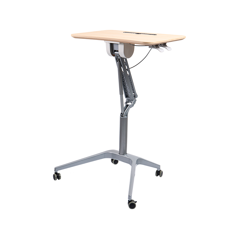 TH01-2 iPad High-Legged Pneumatic Height-Adjustable Desk